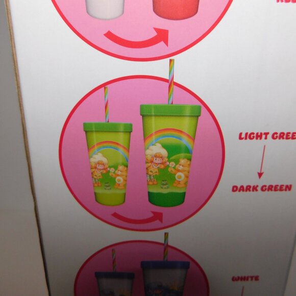 Set 4 Strawberry Shortcake x Care Bears 24 oz Colour Changing Tumblers NEW - Picture 7 of 11